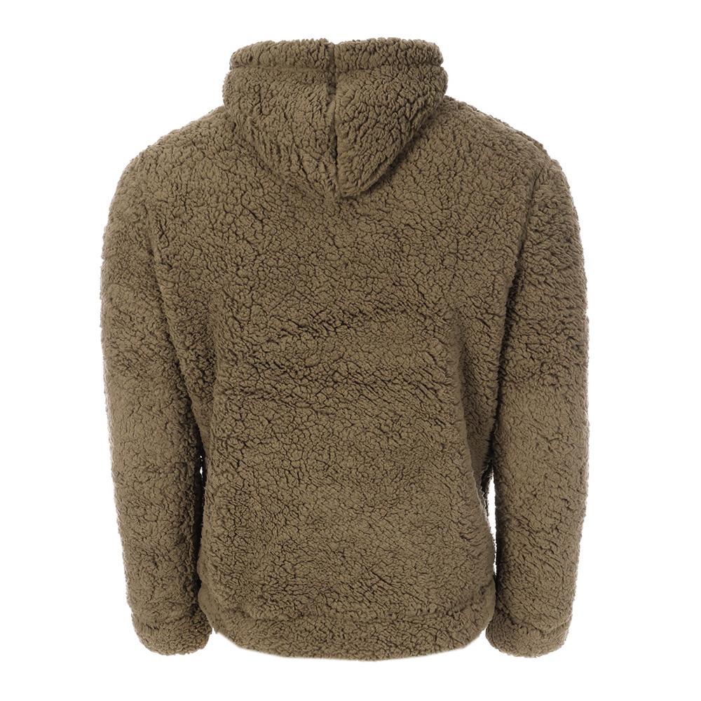 Sweat Sherpa Kaki Homme Paname Brothers Full Zip vue 2