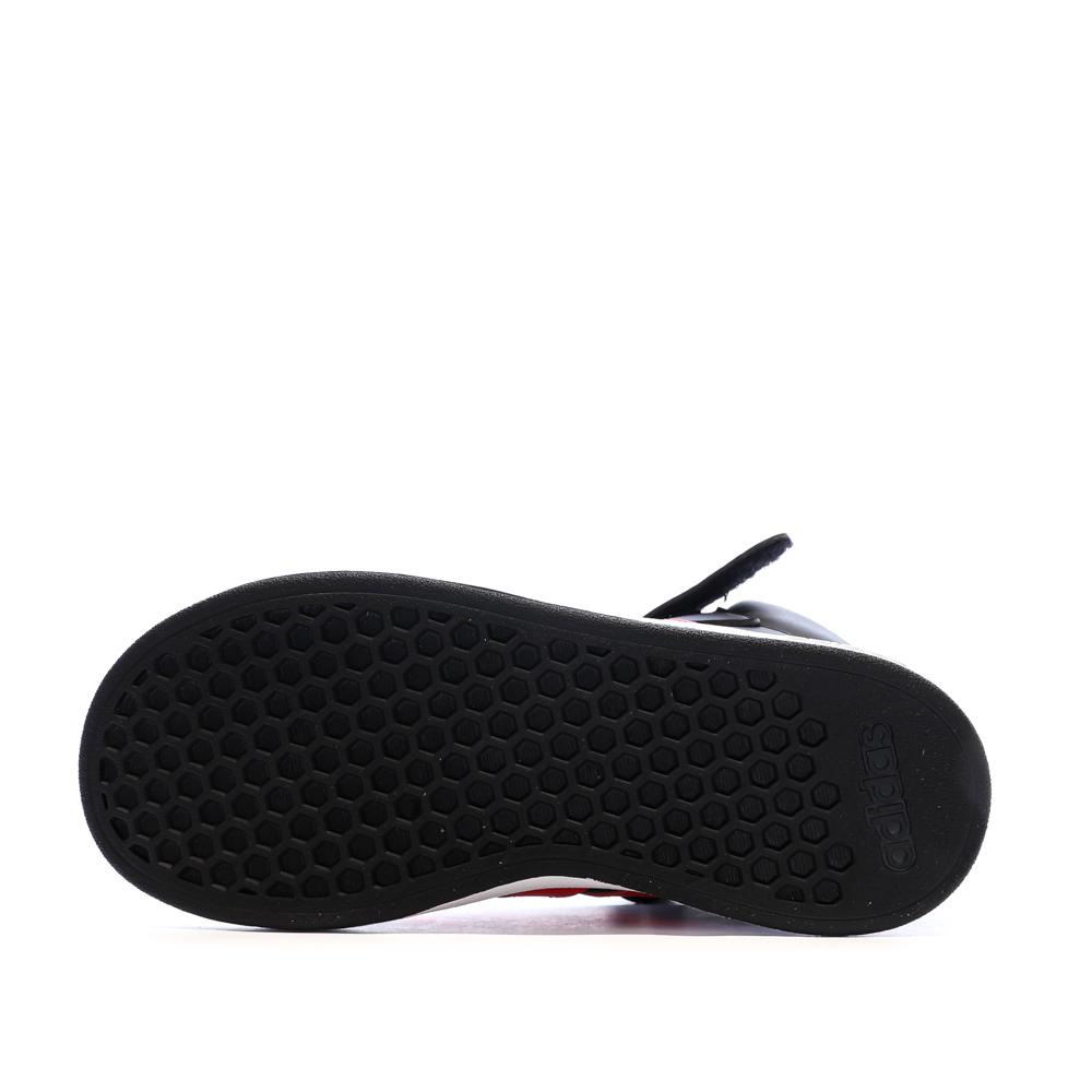 Baskets Noir Garçon Adidas Grand Court Mid vue 5