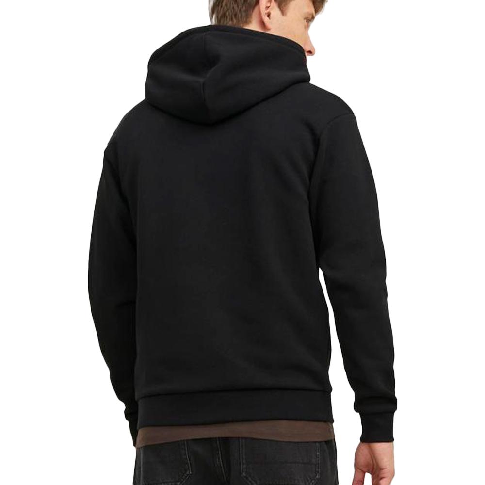 Sweat Zippé Noir Homme Jack & Jones Bradley vue 2