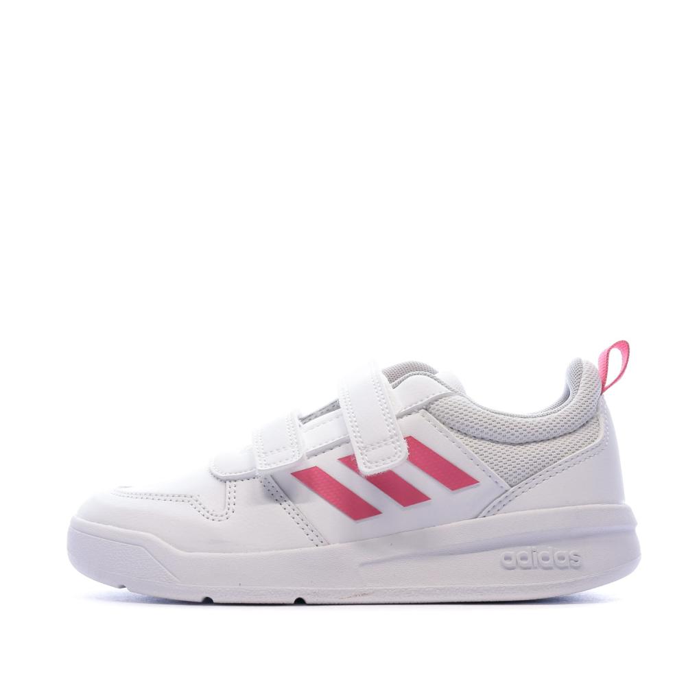Chaussure de sport Blanche Fille Adidas TENSAUR C pas cher