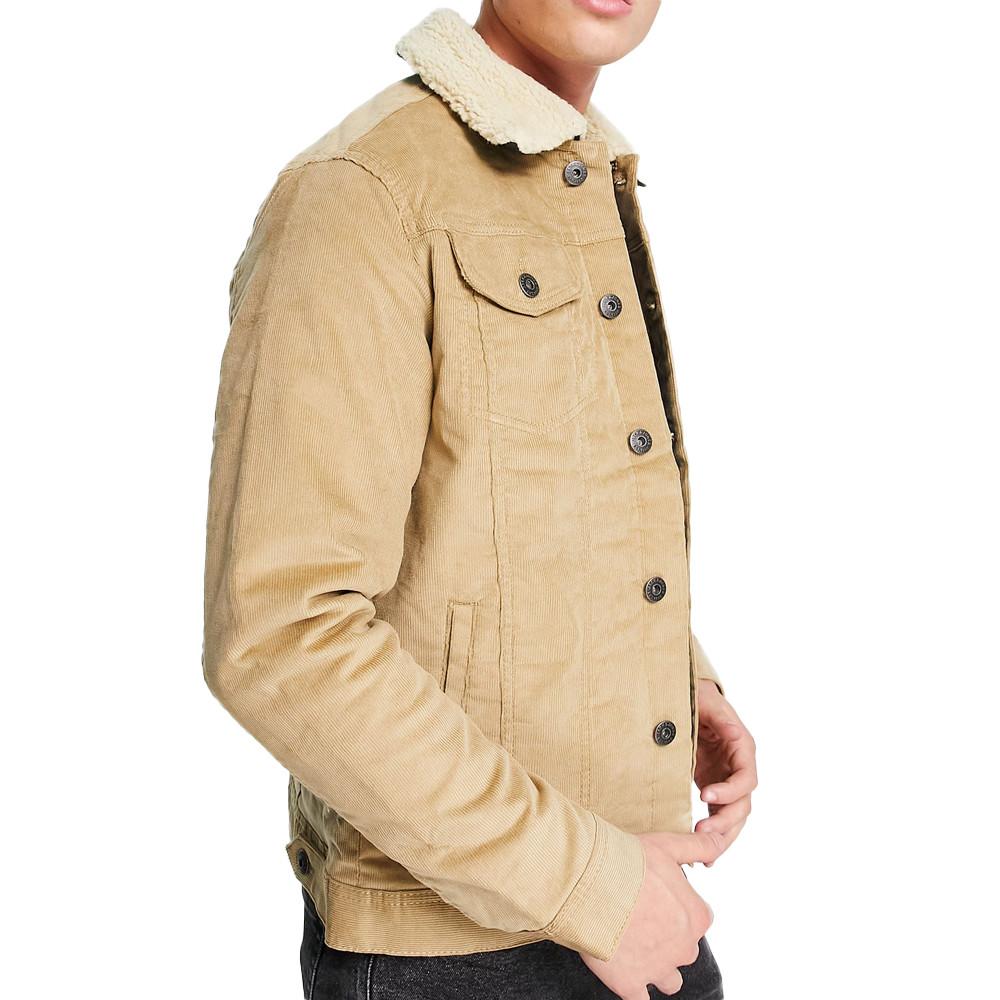 Veste Beige Homme Jack Jones Mouton Alvin