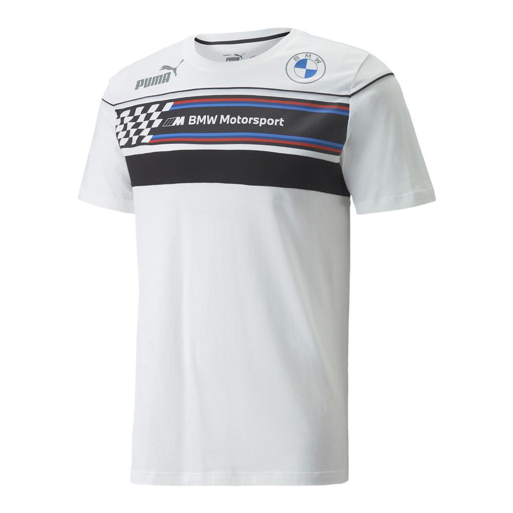 T-shirt Blanc Homme Puma Bmw 533327 pas cher
