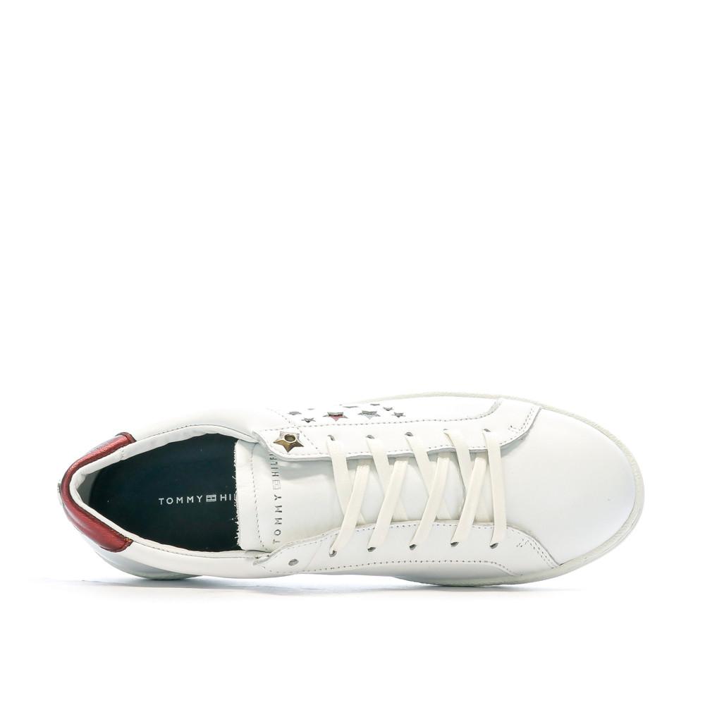 Baskets Blanches Femme Tommy Hilfiger Sneaker Suzie vue 4