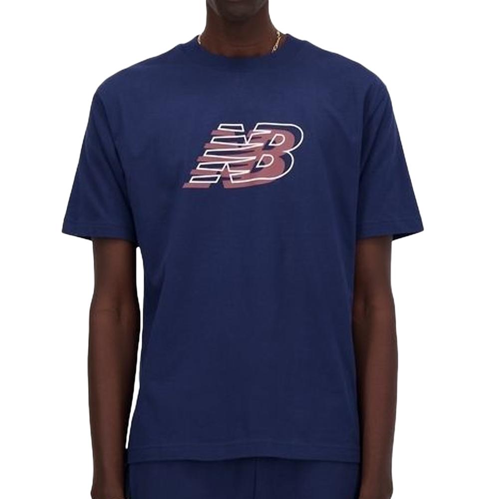 T-shirt Violet Homme New Balance Graphic pas cher