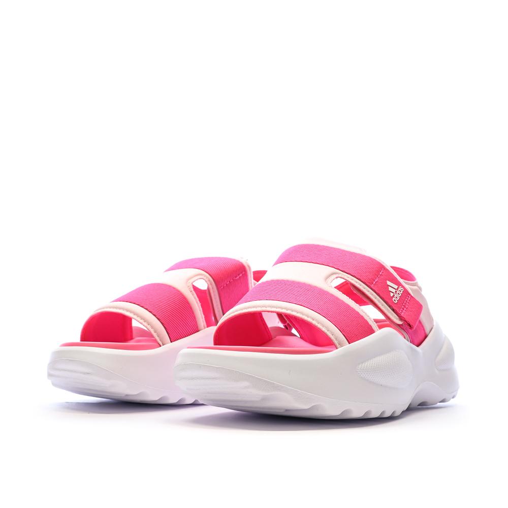 Sandales Roses/Blanches Fille Adidas Mehana vue 6