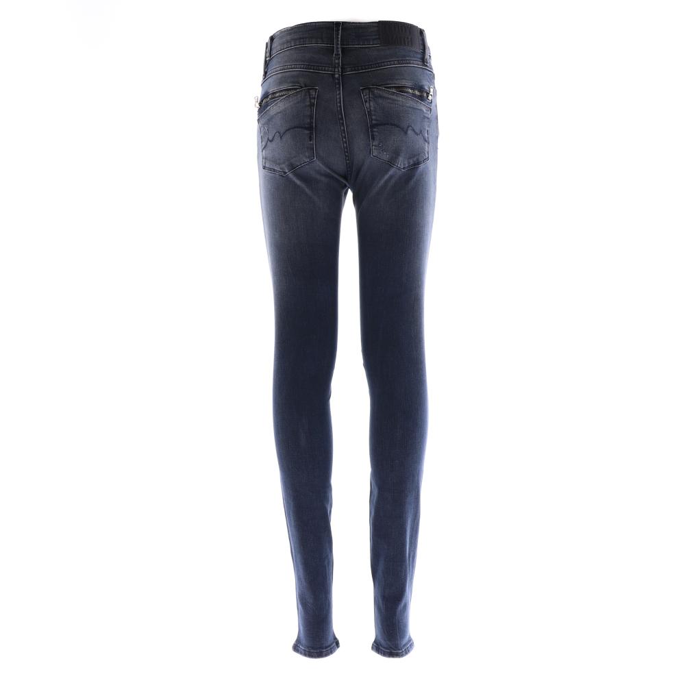 Jean Skinny Bleu délavé Femme Teddy Smith AVA vue 2