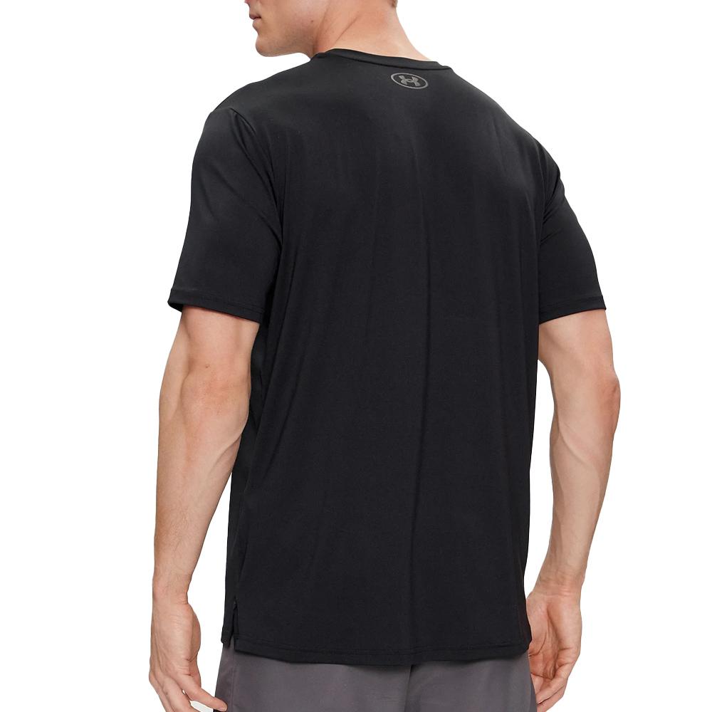T-shirt Noir Homme Under Armour Vanish vue 2