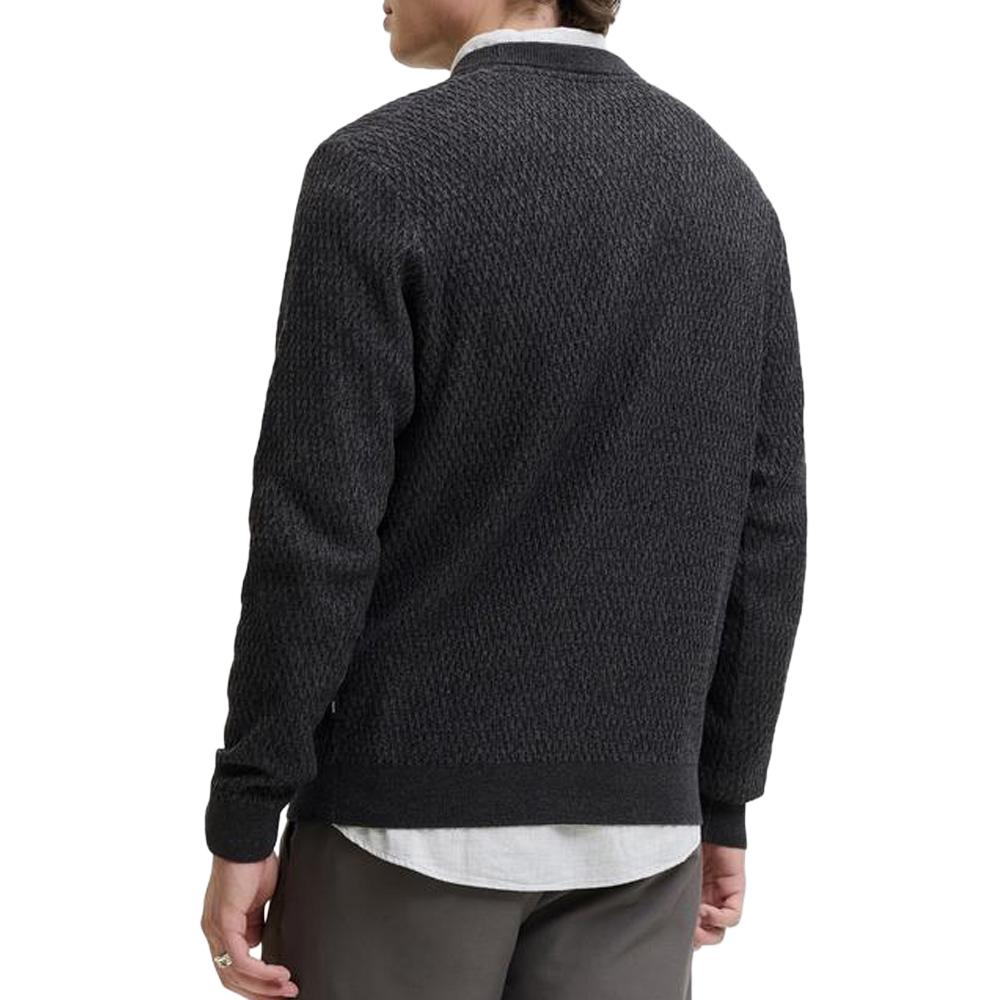 Pull Gris Homme Jack & Jones Reagan vue 2