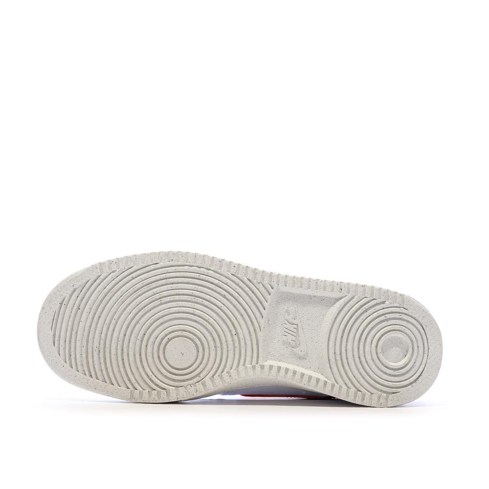 Baskets Blanches/Rouge Femme Nike Court Vision vue 5