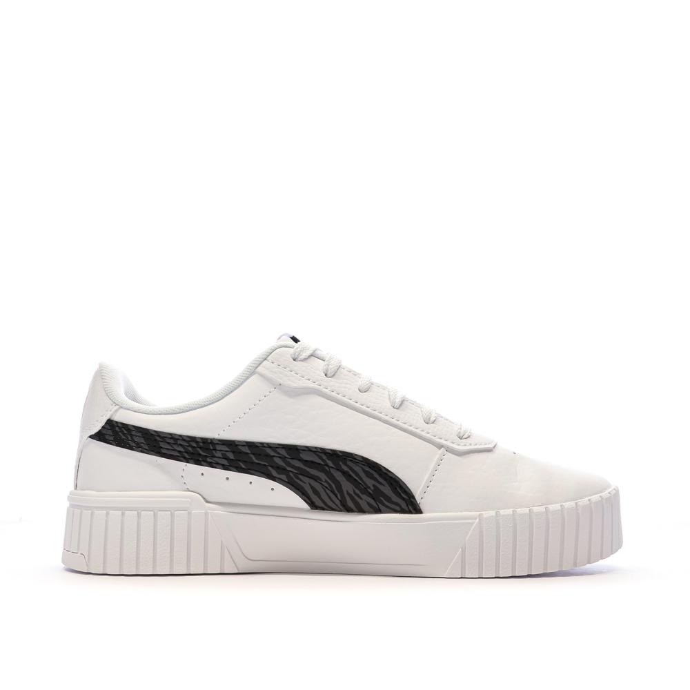 Baskets Blanches/Noires Femme Puma Carina 2.0 399397 vue 2
