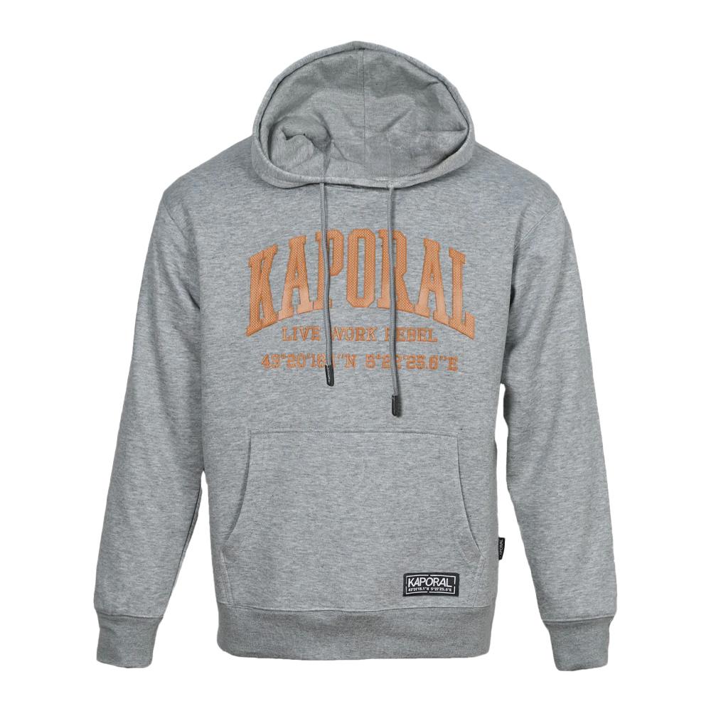 Sweat à Capuche Gris Homme Kaporal BENJY pas cher