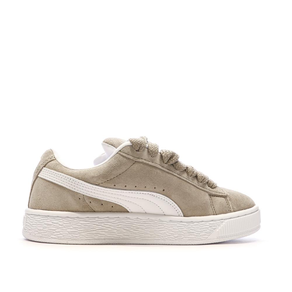 Baskets Beiges Femme Puma Suede XL vue 2