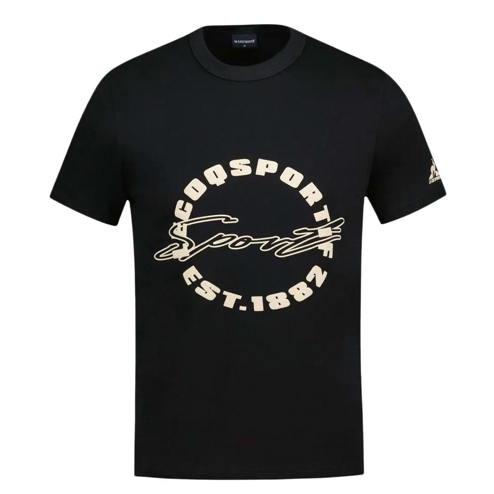 T-Shirt Schwarz Herren Le Coq Sportif Contemporain Nr. 1 günstig