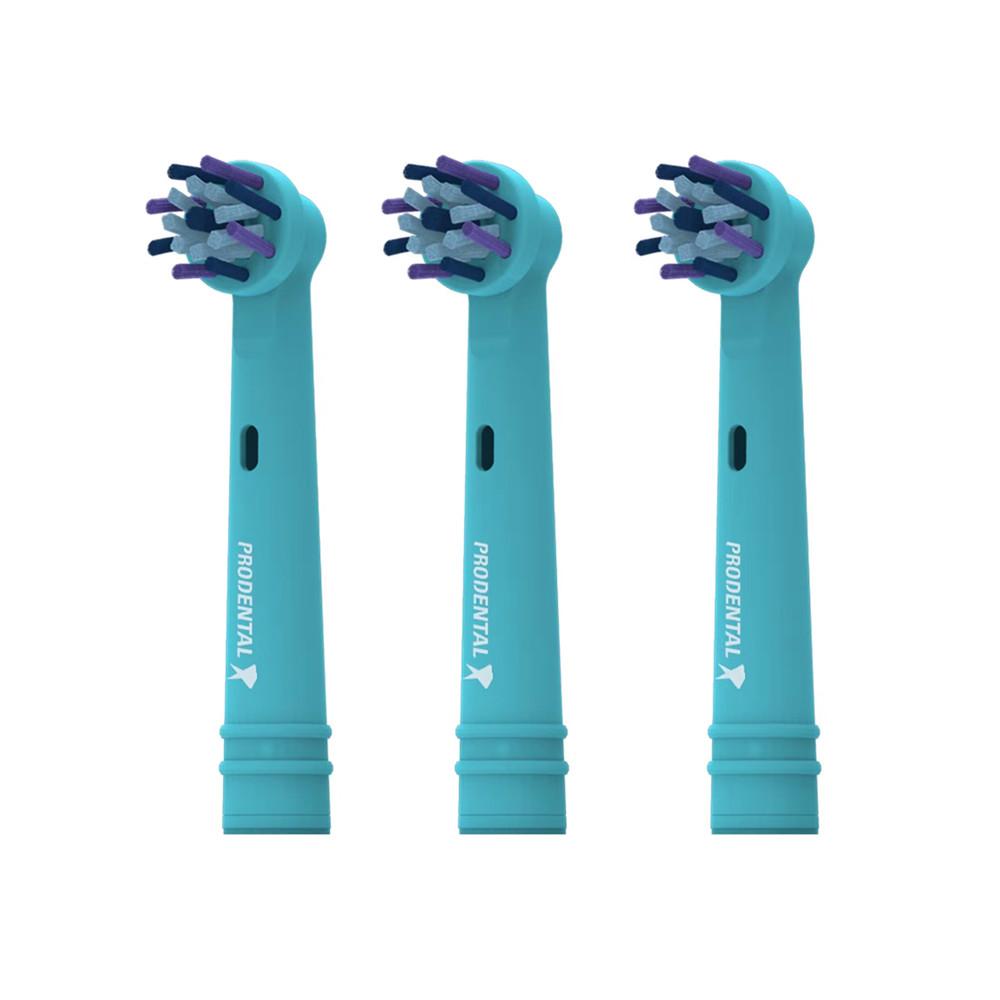 x3 Brossettes Rotative de Rechange Bleu Prodental Multi Action pas cher