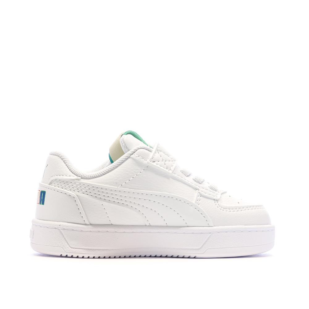 Baskets Blanches/Vert/Marine Garçon Puma Caven 2.0 Ready vue 2