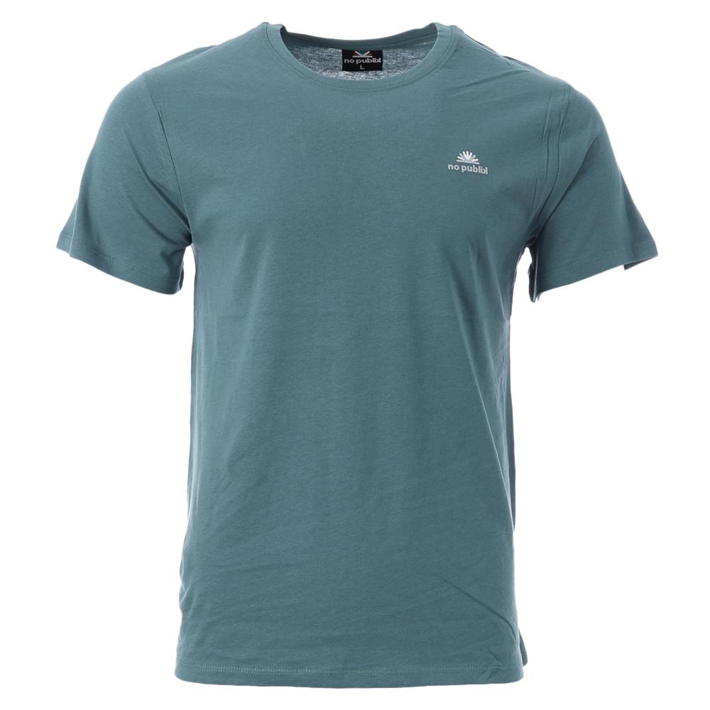 T-shirt Vert Homme No Publik Brand pas cher