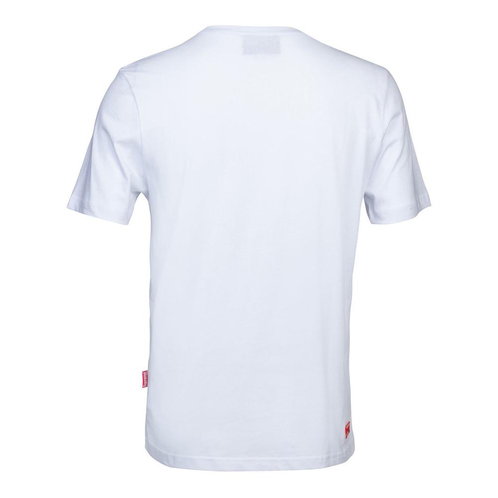 T-shirt Blanc Homme Supreme Grip God vue 2