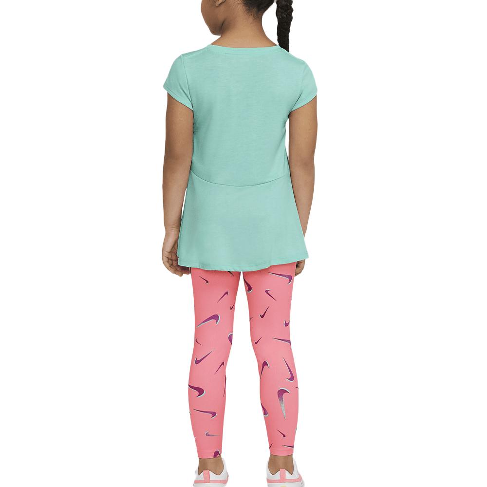 Ensemble Bleu/Rose Fille Nike Tunic Top vue 2