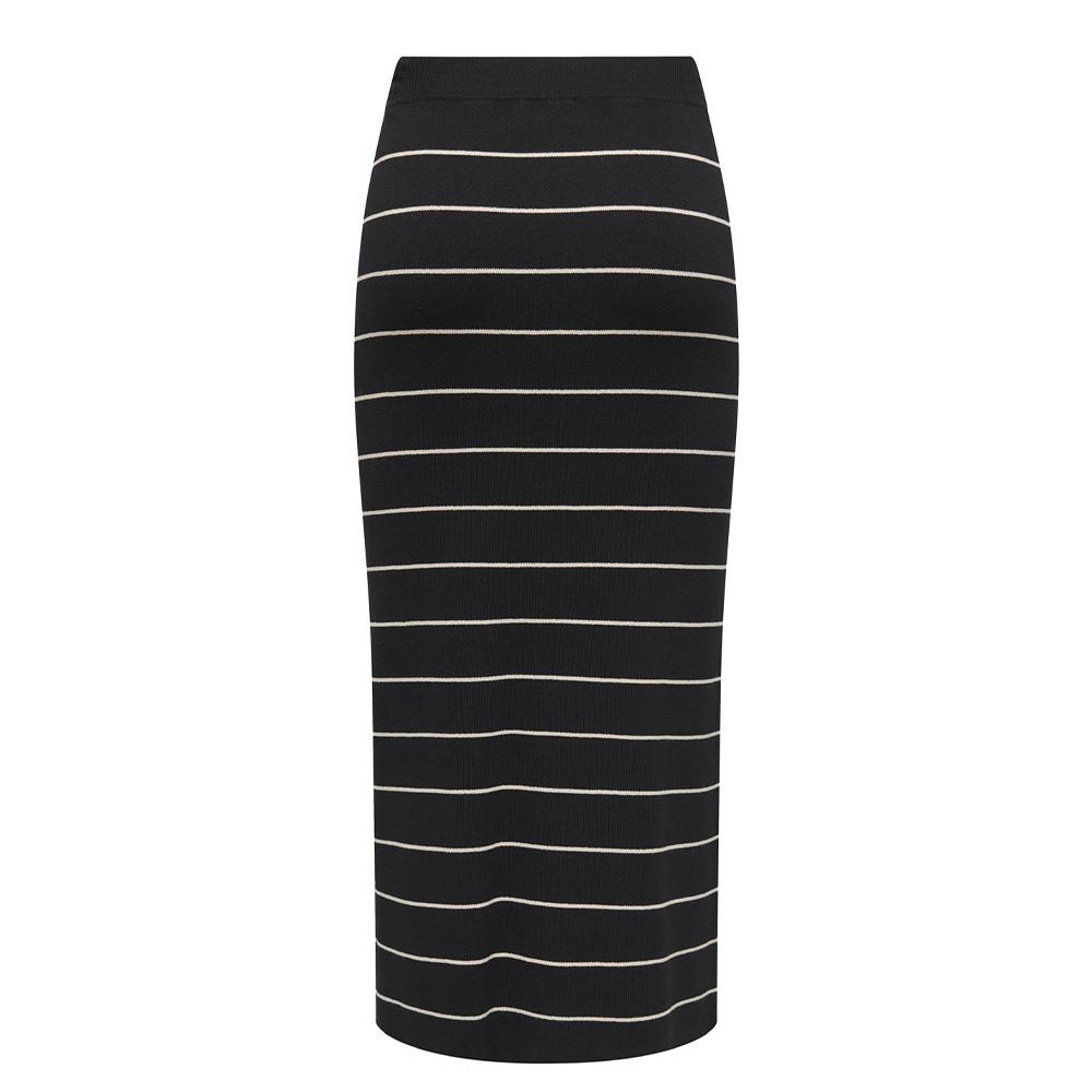 Jupe Noir à Rayures Femme JDY Bloom vue 2