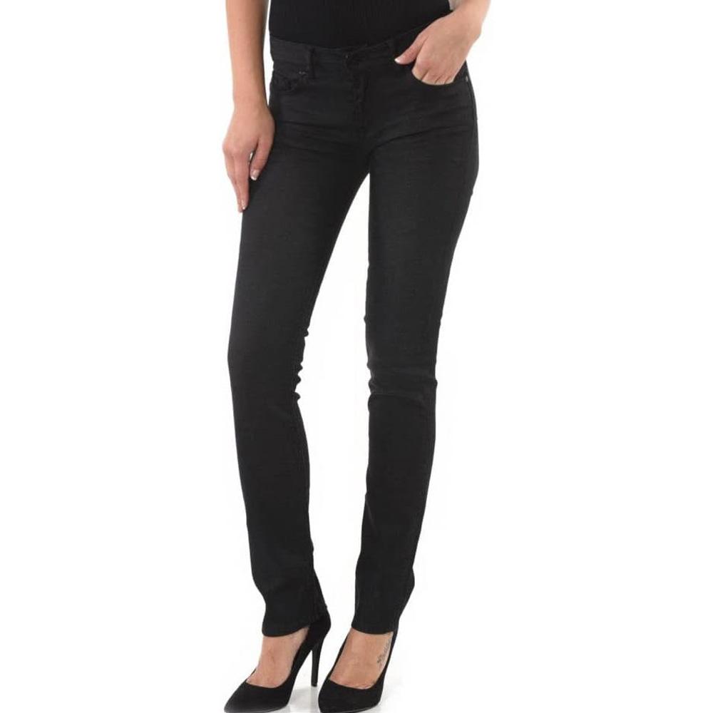 Jean Slim Noir Femme Kaporal WILDA pas cher