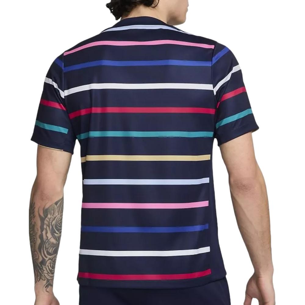Equipe de France Maillot Prematch Marine Homme Nike 2024 vue 2