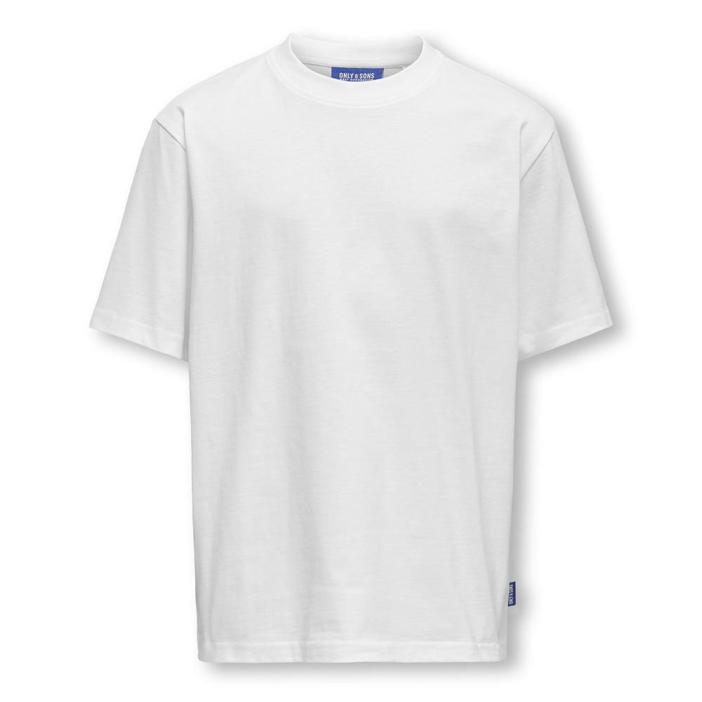 T-shirt Blanc Garçon Only & Sons Fred Life vue 2