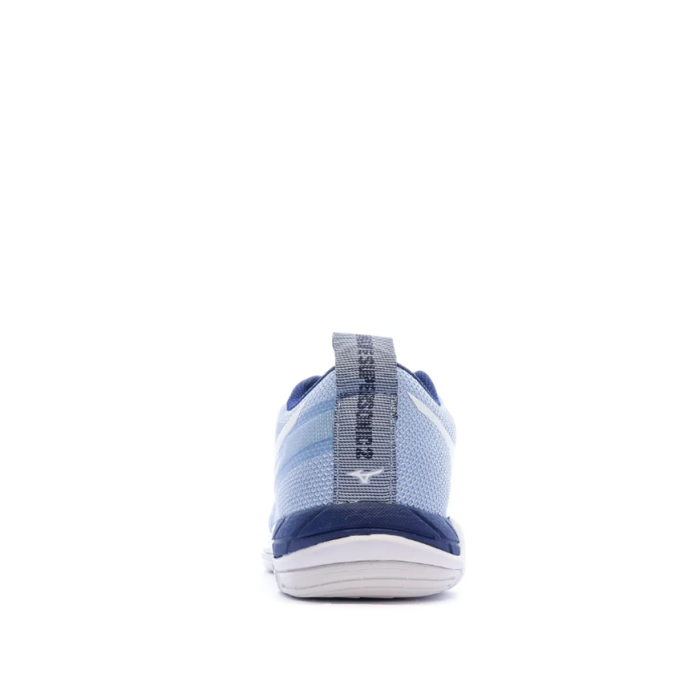Chaussures de Sport Bleues Femme Mizuno Wave Supersonic 2 vue 5