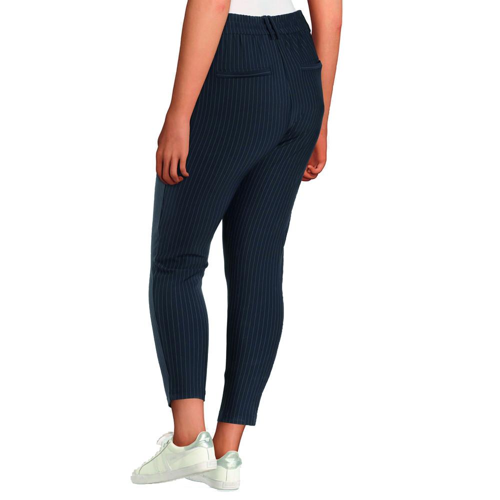 Pantalon Bleu à rayures femme Only Pinstripe vue 2