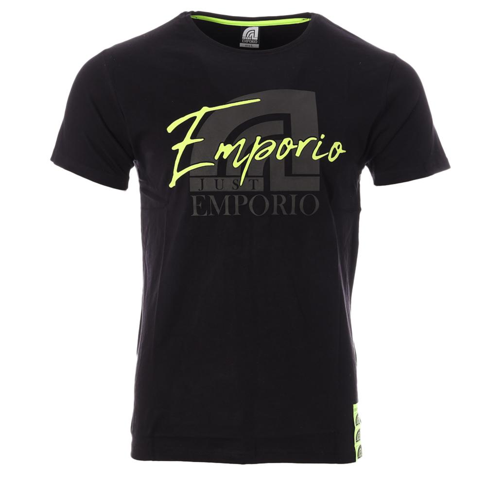 T-shirt Noir Homme Just Emporio MAIKI pas cher