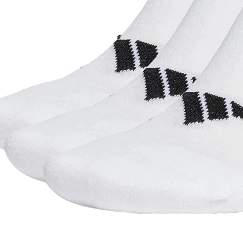 Lot de 3 paires de chaussettes Blanc/Noires Homme Adidas Cush vue 2