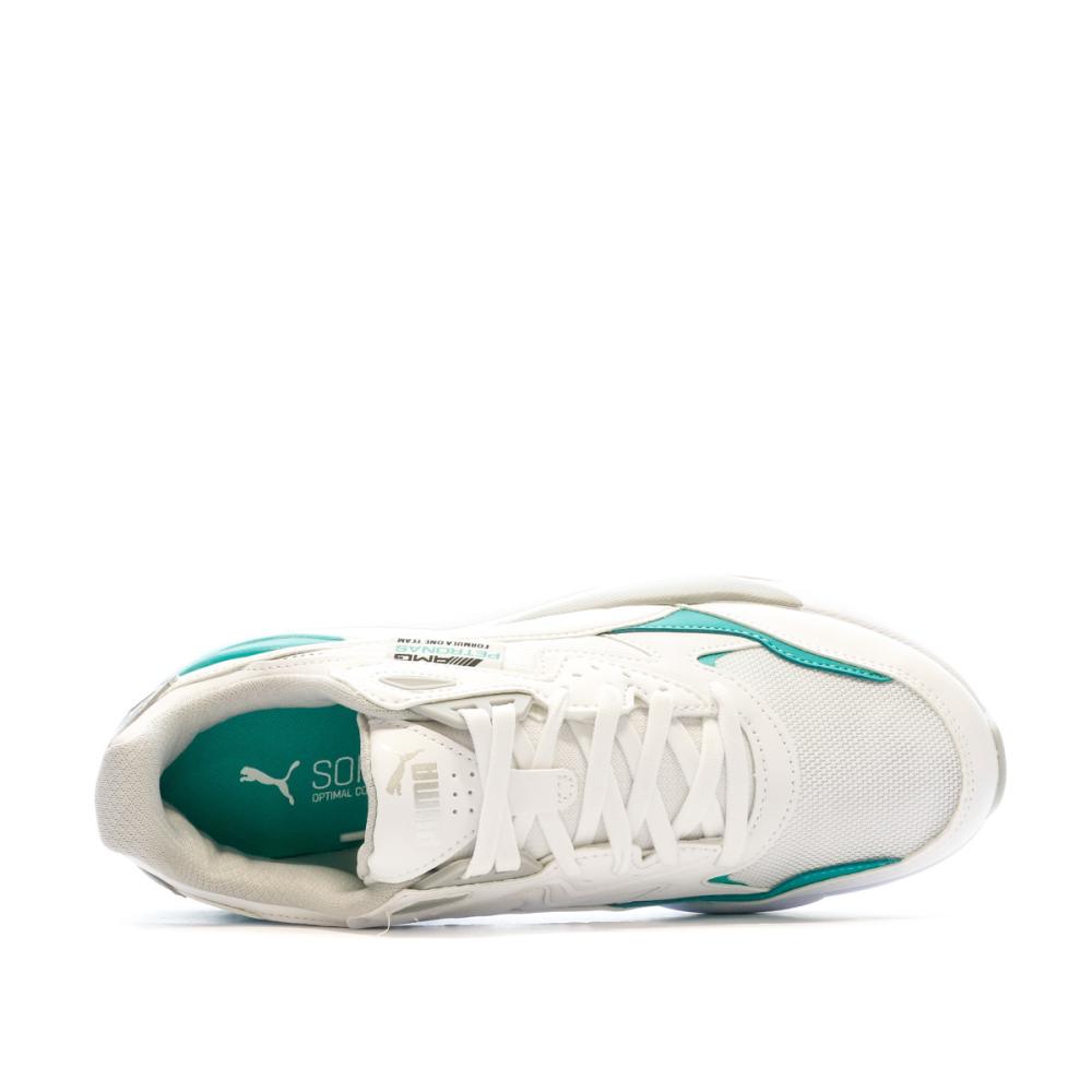 Baskets Blanches Homme Puma Mercedes Mapf1 X-ray Speed vue 4