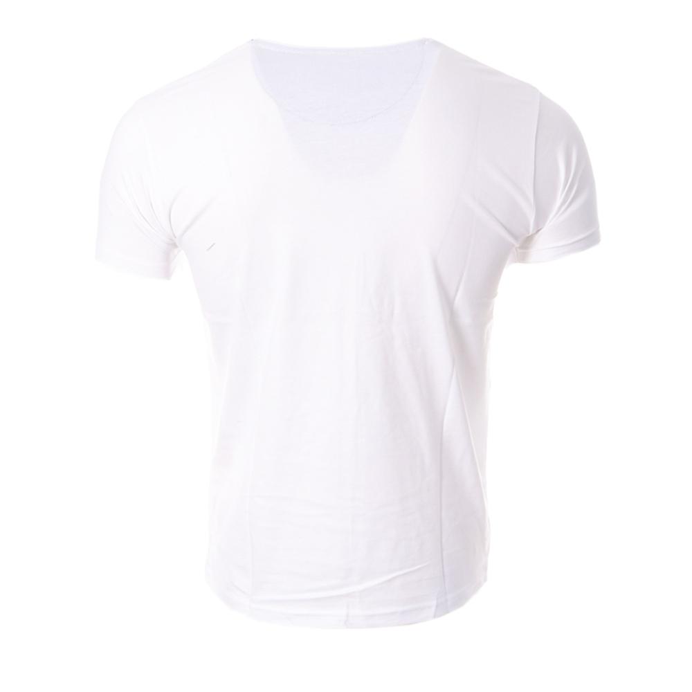 T-shirt Blanc/Noir Homme La Maison Blaggio MARS vue 2