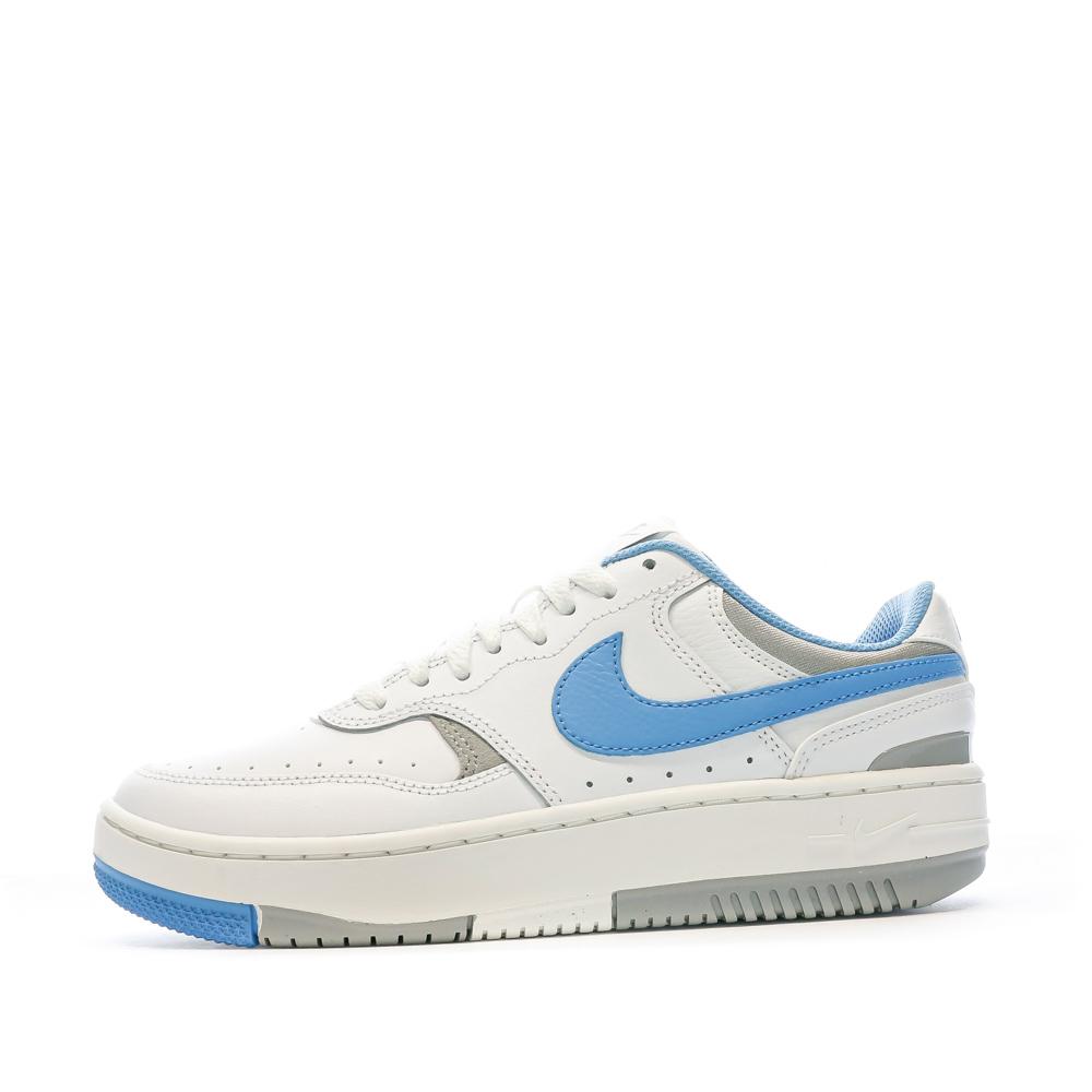 Baskets Blanches/Bleu Femme Nike Gamma Force pas cher