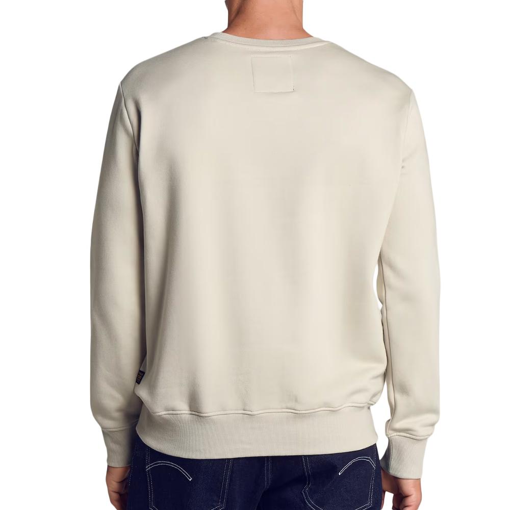 Sweat Beige/Noir Homme G-Star RAW Old Skool vue 2