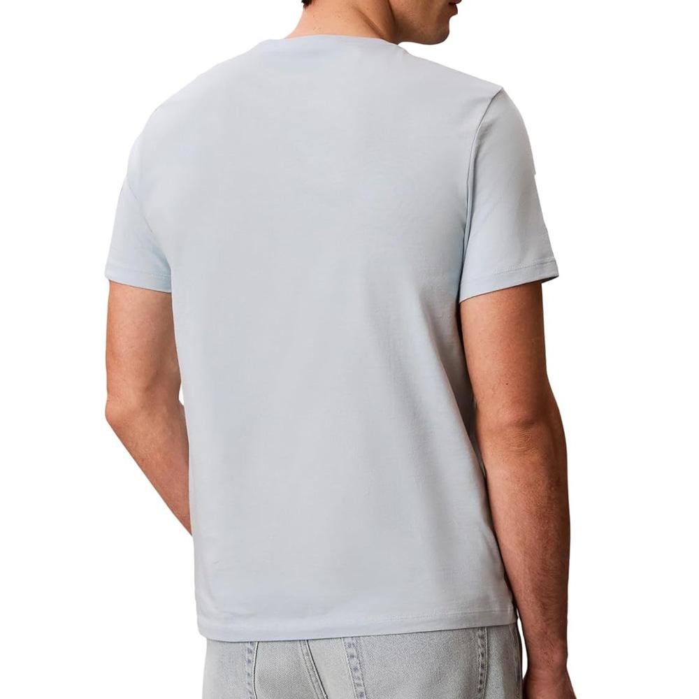 Camiseta gris claro para hombre de Calvin Klein Jeans LV04RG800G ver 2