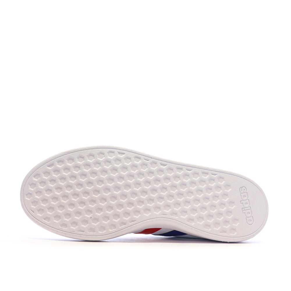 Baskets Blanc/Rouge/Bleu Homme Adidas Grand Court Base 2.0 vue 5