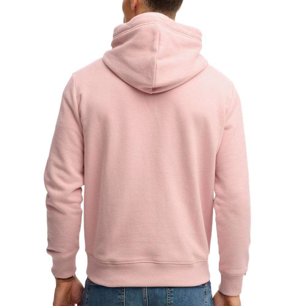 Sweat Rose Homme Superdry Essential Logo vue 2