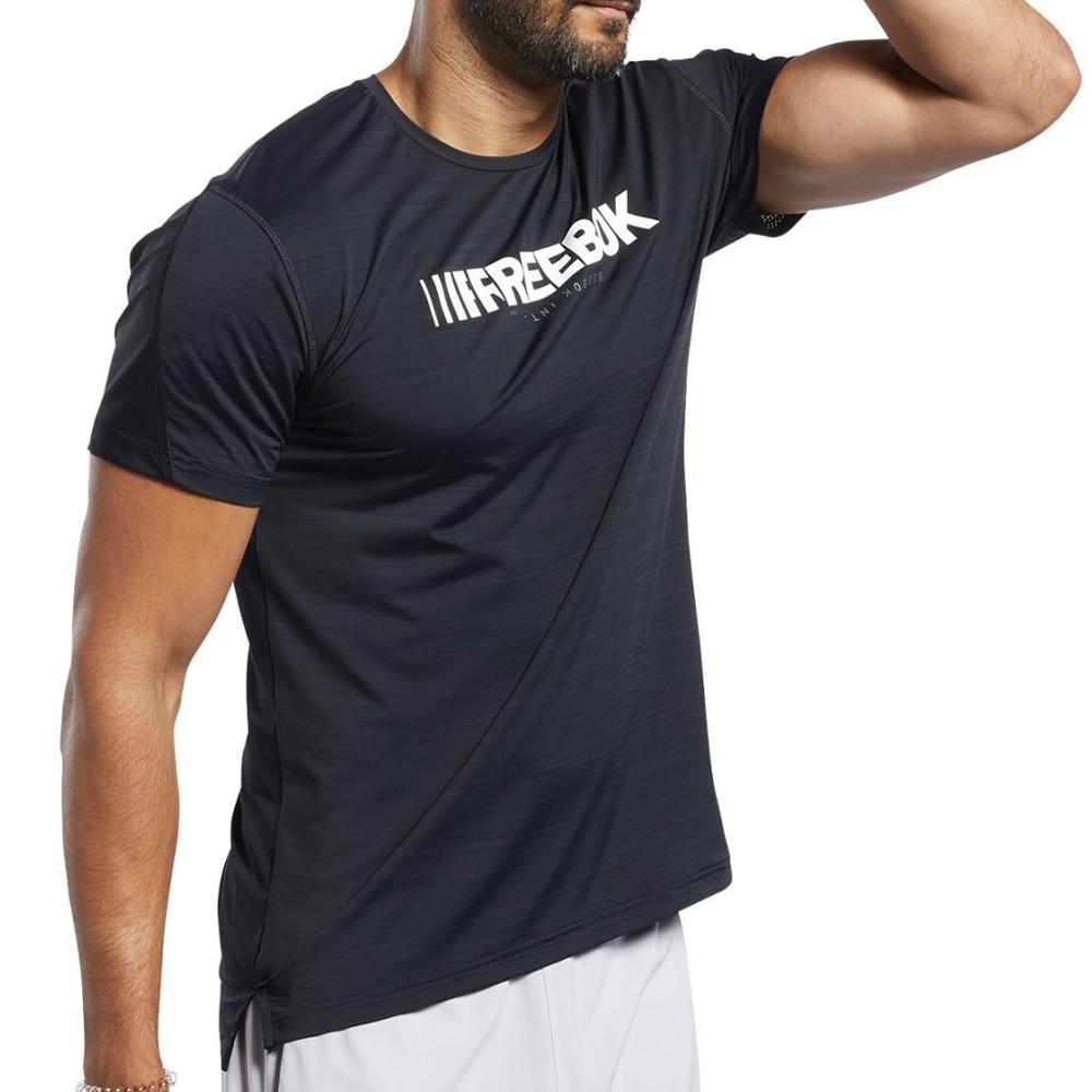 Maillot Noir Homme Reebok Graphic Move pas cher