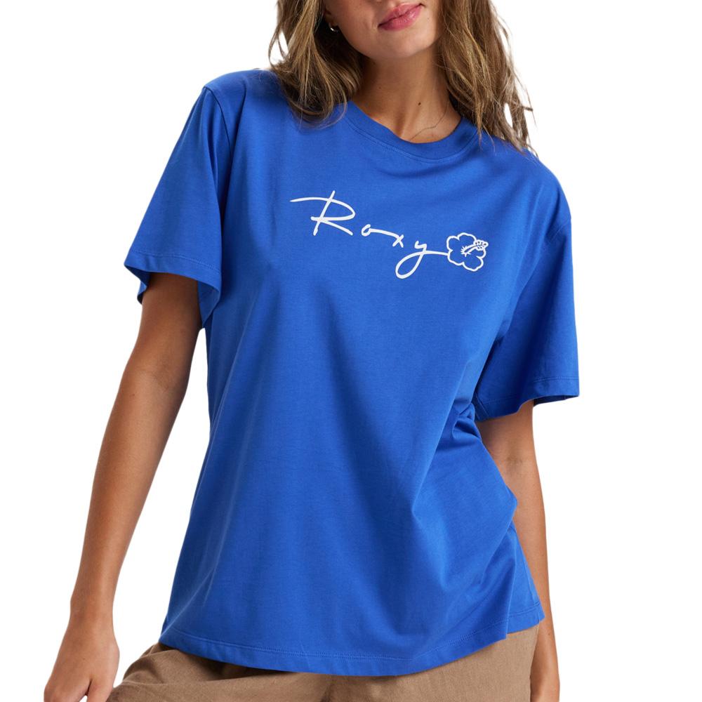 T-Shirt Bleu Femme Roxy Hangloose pas cher