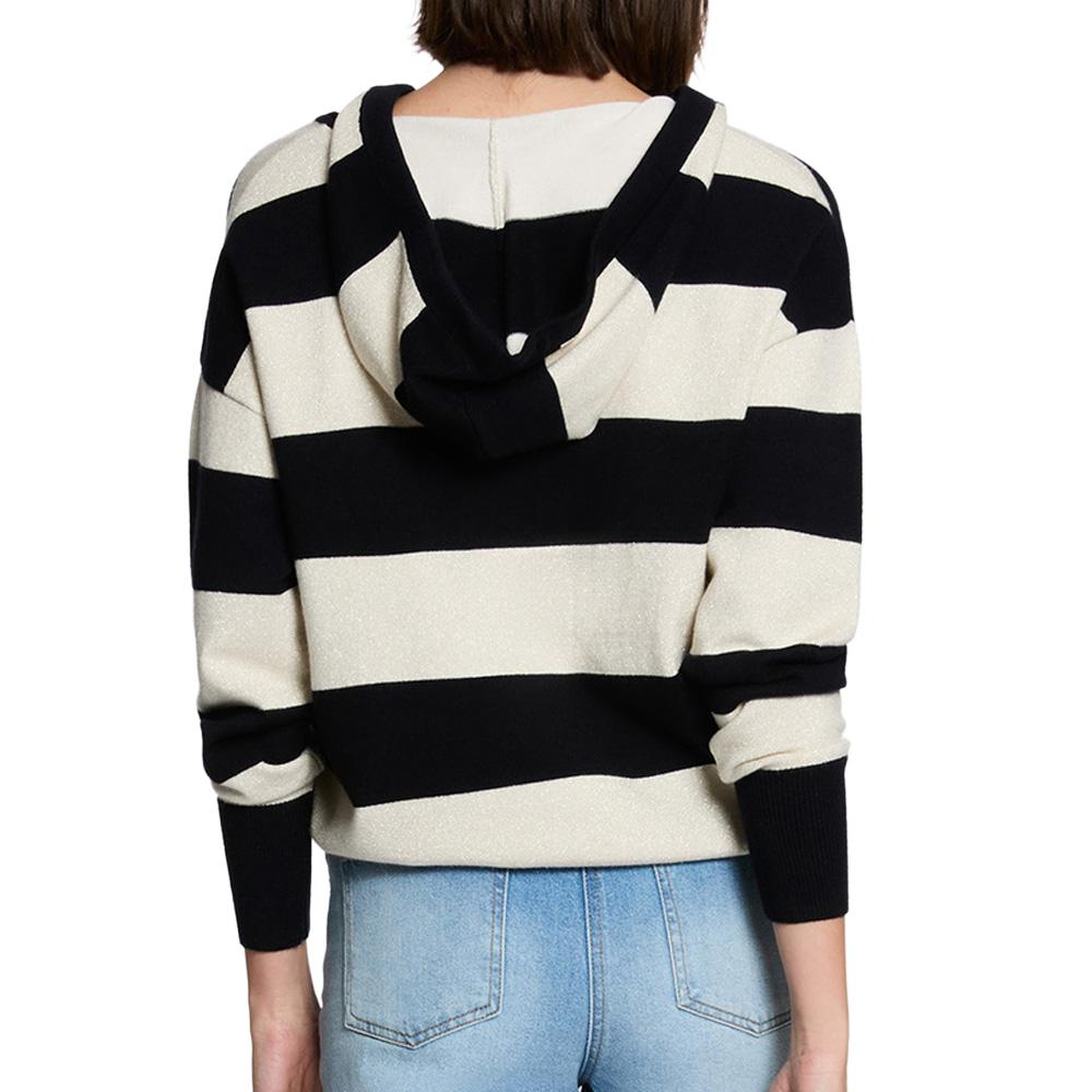 Pull Blanc/Noir Femme Morgan Preppy vue 2