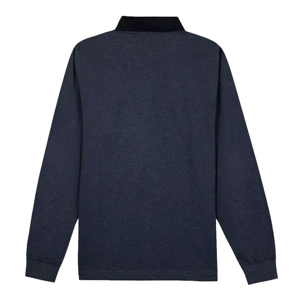 Polo Manches Longues Marine Homme TBS PEKANPOLS vue 2