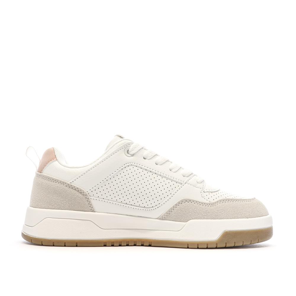 Baskets Blanches/Beiges/Roses Femme Kappa Manisw vue 2