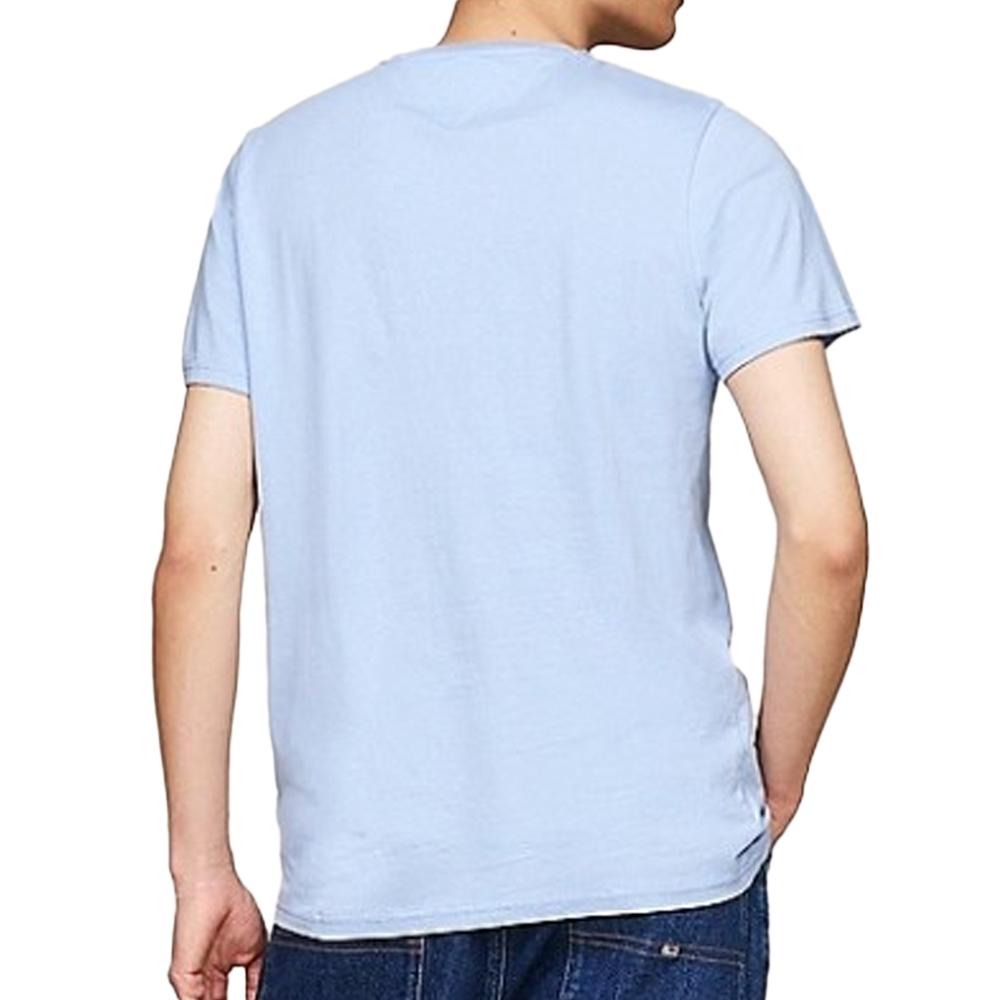 T-shirt Bleu Homme Tommy Hilfiger DM0DM18569 vue 2