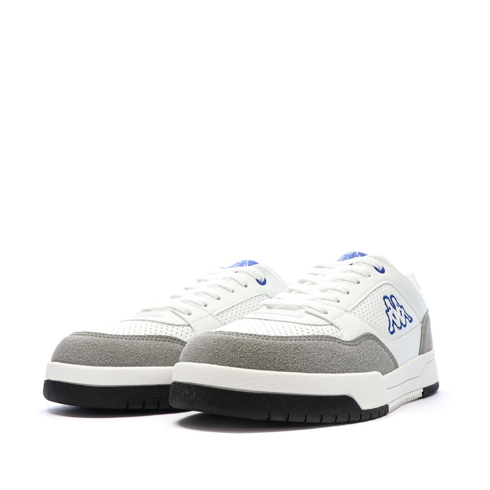 Baskets Blanches/Bleu Homme Kappa Logo Manis vue 6
