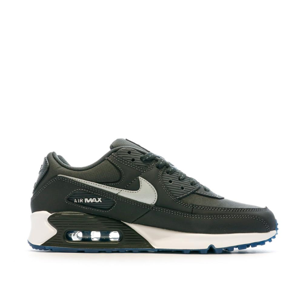 Baskets Noir Homme Nike Air Max 90 vue 2