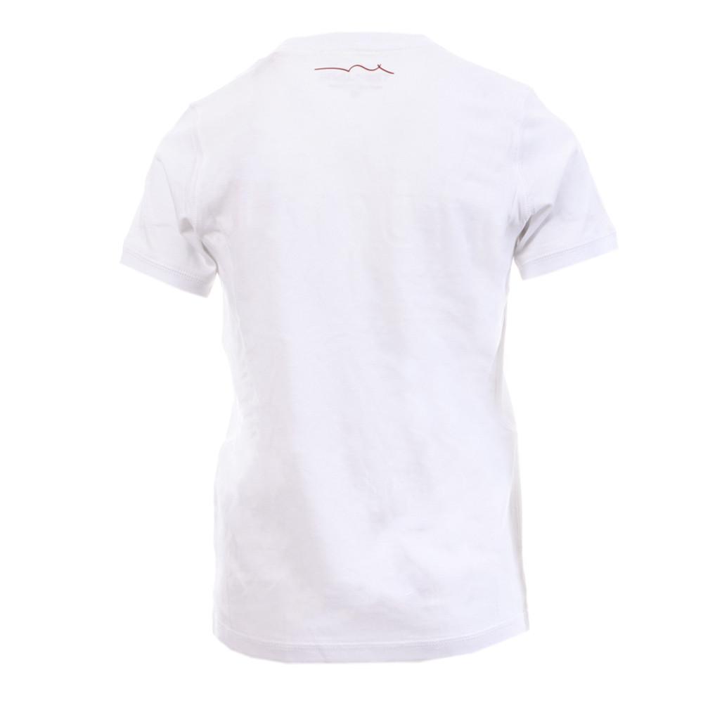 T-shirt Blanc Garçon Teddy Smith Evan vue 2