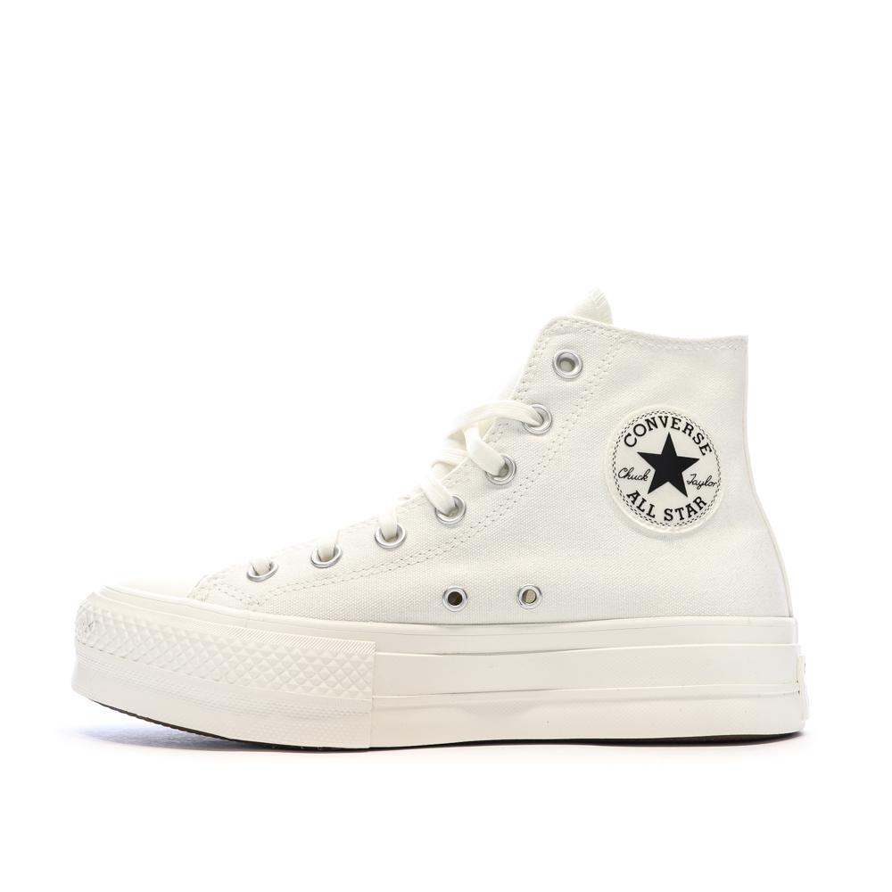 Baskets Blanches Femme Converse Chuck Taylor All Star Perles pas cher