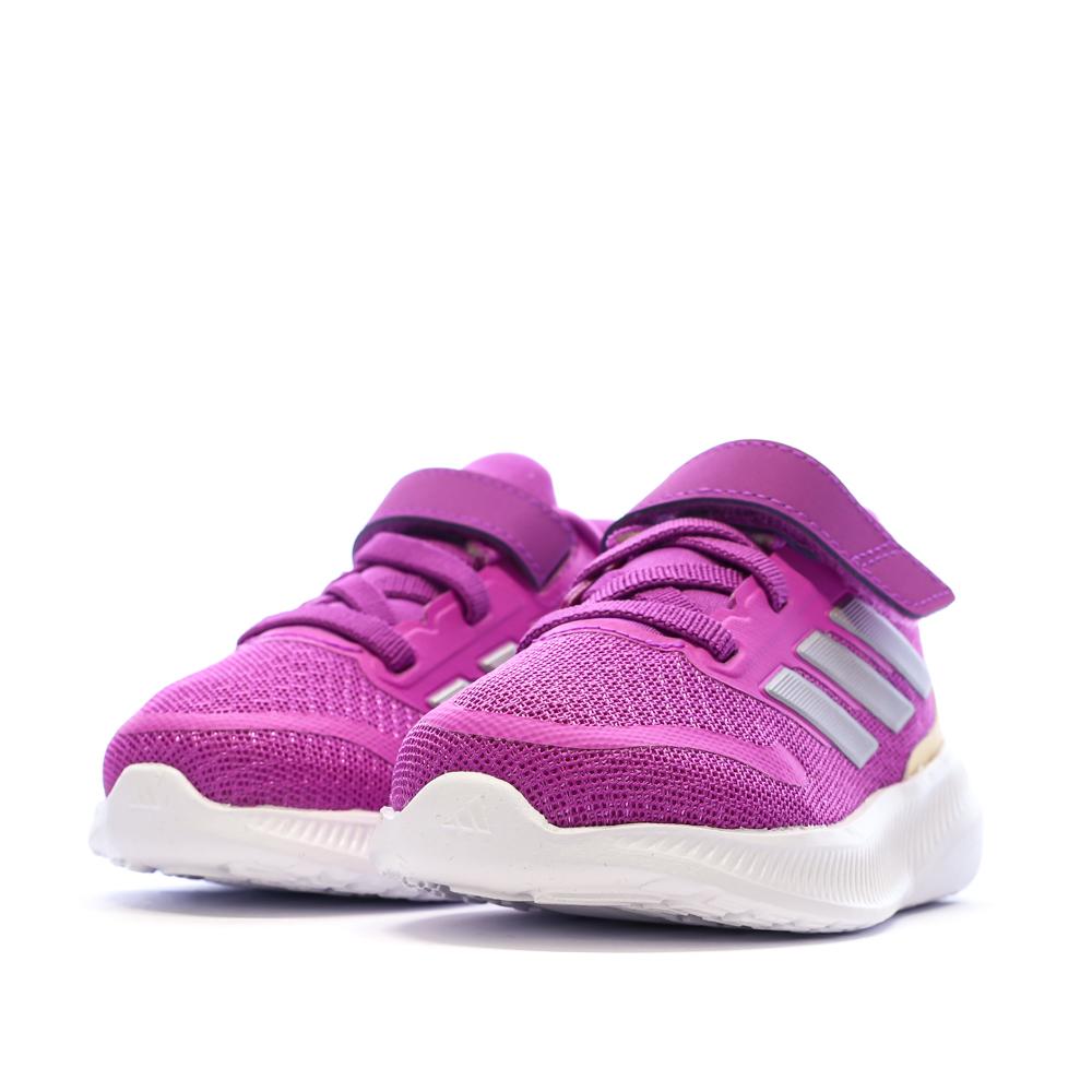 Baskets Violet Fille Adidas Runfalcon 5 vue 6