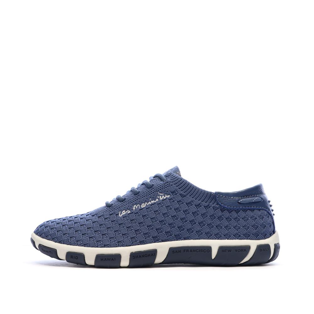 Women’s Navy Blue TBS Tennis Eco Pet Camo Trainers affordable