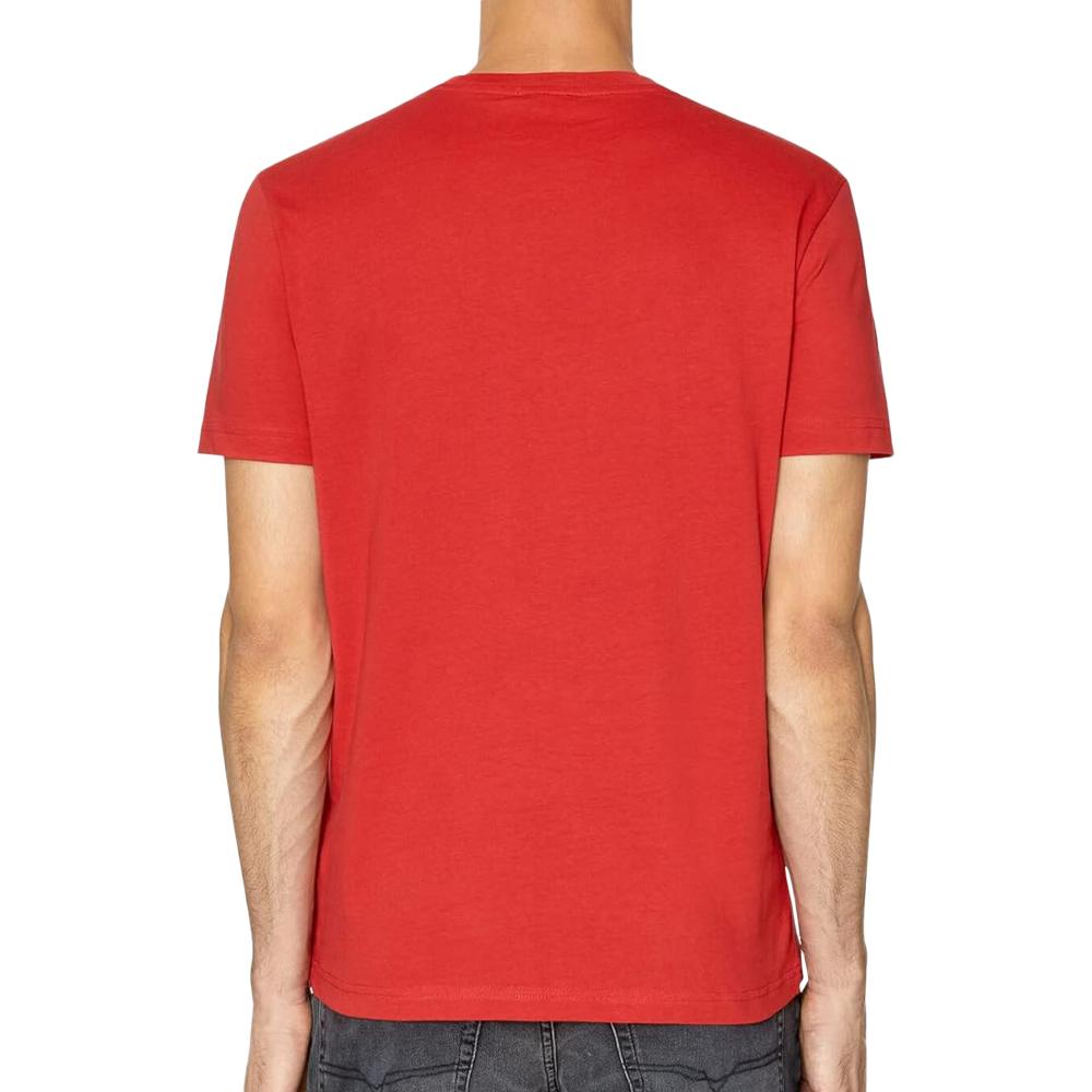 T-shirt Rouge Homme Diesel Diegor42A vue 2